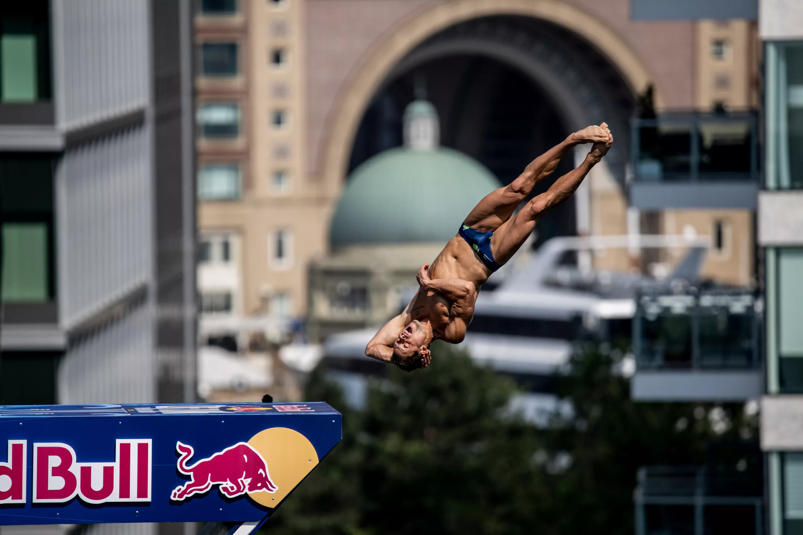 Thrilling Red Bull Cliff Diving World Series Kicks Off in Boston, Showcasing Spectacular Dives and Stunning Results